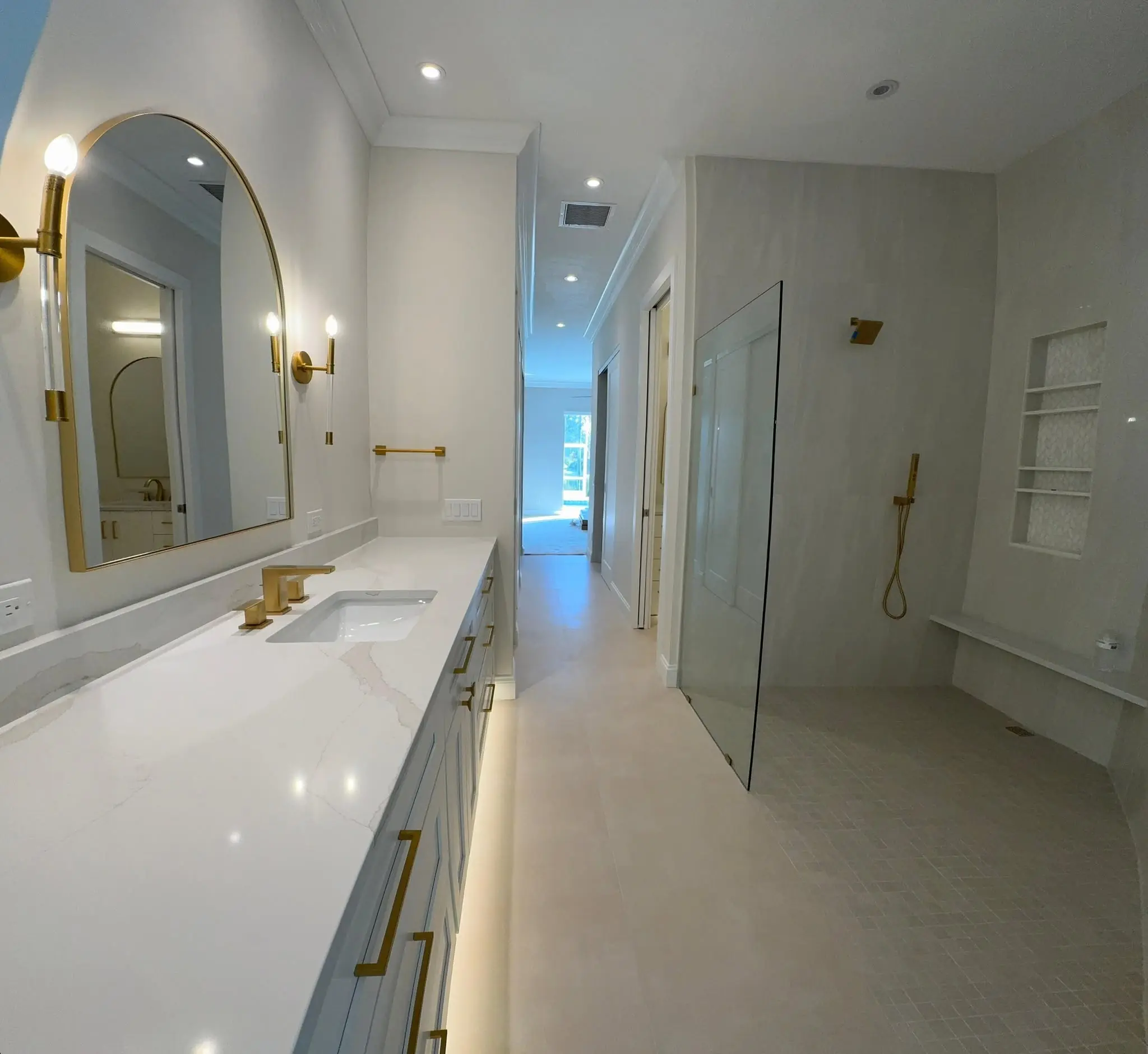Spa bathroom remodel by GC Pro West, Naples FL